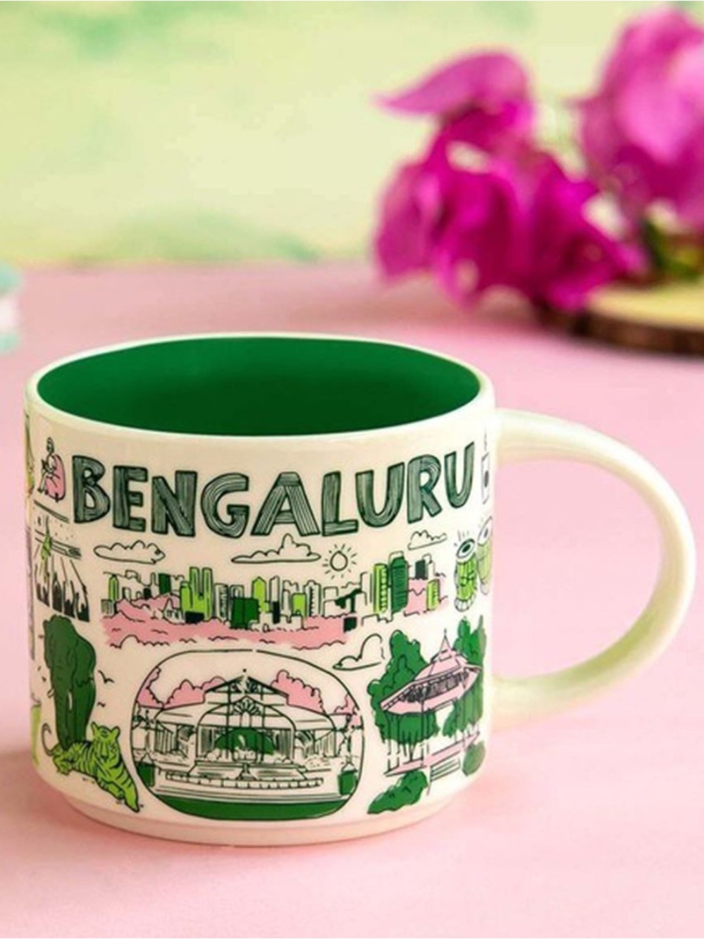 NWT Starbucks Been There Bengaluru Mug, Starbucks India Coffee Cup, 14 OZ